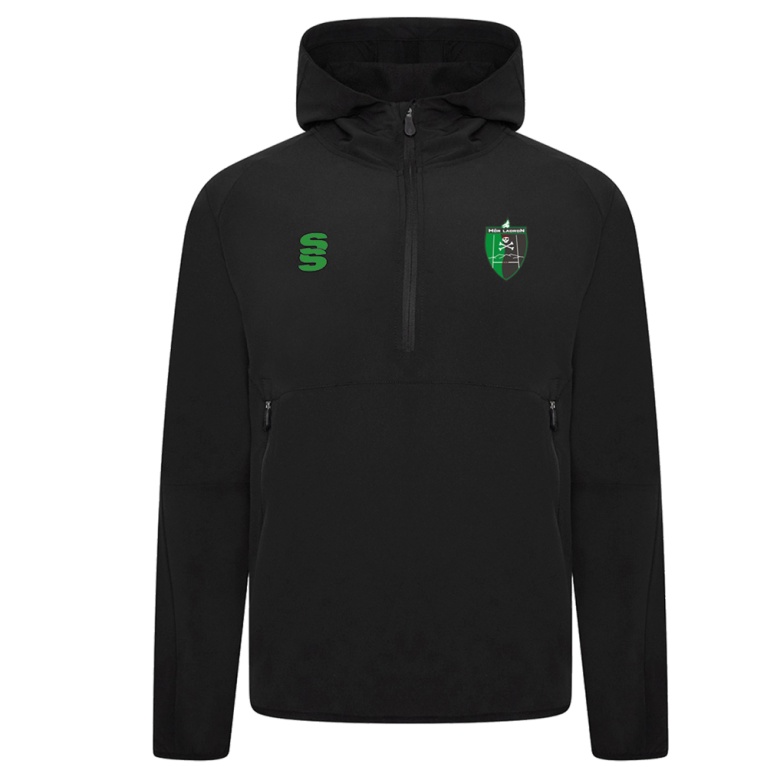 Dual Elite 1/4 Zip Hoody / Rain Jacket : Black