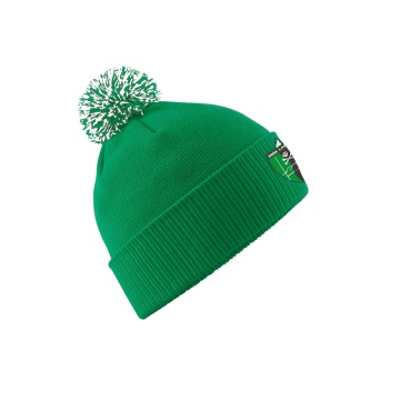 Snowstar Beanie - Emerald/White